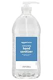 Amazon Basics Hand Sanitizer, Original Scent, Contains 62% Ethyl Alcohol, Moisturizing Formula, 67.60 fl oz, Pack of 1 (Previously Solimo)
