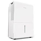 hOmeLabs 3000 Sq. ft. Energy Star Dehumidifier - Ideal for Medium to Large Rooms, Bedrooms and Home Basements - Powerful Moisture Removal and Humidity Control - 35 Pint (Previously 50 Pint)