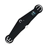 Weaver Equine AirFlex ‎Roper Horse Cinch, Anti-Slip Nylon Webbing Saddle Cinch Girth with Smart Cinch Buckle, Western Horse Riding Supplies, Black