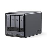 Green NASync DXP4800 Plus 4-Bay Desktop NAS, Intel Pentium Gold 8505 5-Core CPU, 8GB DDR5 RAM, 128G SSD, 1 * 10GbE, 1 * 2.5GbE, 2 * M.2 NVMe Slots, 4K HDMI, Network Attached Storage (Diskless)