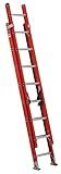 Louisville Ladder 16-foot Fiberglass Extension Ladder, 300-Pound Load Capacity, Type IA, FE3216