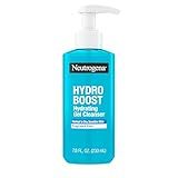 Neutrogena Hydro Boost Hydrating Gel Cleanser, Daily Face Wash for Sensitive Skin, Gentle Foaming Facial Cleanser, Noncomedogenic, Alcohol- and Fragrance-Free Hyaluronic Acid, 7.8 fl oz