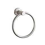 BGL Towel Ring Brushed Nickel, Bath Hand Towel Ring Stainless Steel Round Towel Holder for Bathroom