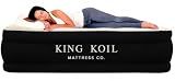 King Koil Air Mattress Queen with Built-in Pump, Inflatable Blow Up Bed