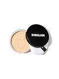 SHEGLAM Baked Glow Setting Powder Oil Control Loose Face Powder Translucent Pore-Less Flawless Smooths Fine Lines Glowy Powder - Cappuccino