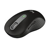 Logitech Wireless Mouse Signature M650 - Small to Medium Sized Hands, Right Handed, 2-Year Battery, Silent Clicks, Customizable Buttons, Bluetooth, PC/Mac?Chromebook - Black