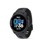 COROS PACE 4 Ultralight Sport GPS Watch, 1.2" AMOLED Touchscreen,19 Days of Daily use, Voice Features, Advanced Training Tools, Accurate GPS, Heart Rate Monitor, Run (Black Silicone)