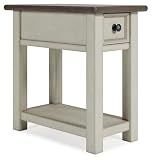Signature Design by Ashley Bolanburg Narrow End Table, Charging Station