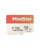 Micro SDXC 128GB Memory Card, MindStor 90MB/s Read Speed TF Card with Adapter, U1, A1, HD 1080P Video Loop Recording Support, for Security Camera, Dash Cam, 1 Pack