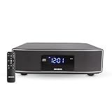 Aiwa - Bluetooth Home Speaker System, 30W RMS, CD Player, FM Radio (Black)