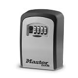 Master Lock 5-Key Combination Safe Black/Silver 5401D