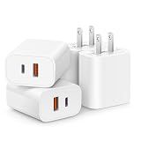 [4 Pack] 20W USB C Charger Block Fast Charging Multiport Adapter