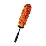 Suds Lab WB Premium Microfiber Cleaning Wheel Brush for All Vehicle Types – 18.1" Ultra-Soft & Scratch-Free Reusable Rim, Wheel, and Tire Brush with Ergonomic Handle