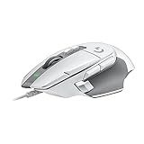 Logitech G502 X Wired Gaming Mouse - LIGHTFORCE hybrid optical-mechanical primary switches, HERO 25K gaming sensor, compatible with PC - macOS/Windows - White