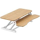 VIVO Real Bamboo 32 inch Standing Desk Converter, DESK-V000KO