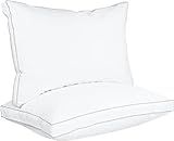 Utopia Bedding Bed Pillows for Sleeping Queen Size (White), Set of 2, Cooling Hotel Quality, Gusseted Pillow for Back, Stomach or Side Sleepers