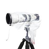 OP/TECH USA Rainsleeve Camera Cover - Clear Rain & Dust Sleeve for Shooting Photos & Video, with Viewfinder Access - Camera Rain Cover, Mega, 2 Pack