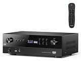 Donner Stereo Receivers 5.2Channel Surround Sound 4K HDR AV Receiver, MAMP8
