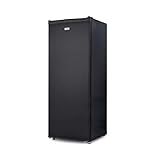 Commercial Cool Upright Freezer, Stand Up Freezer 6 Cu Ft with Reversible Door, Black