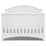 Delta Children Perry 6-in-1 Convertible Crib - Greenguard Gold Certified, Bianca White