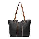 Montana West Black Tote Bag for Women Top Handle Satchel Purse Oversized Shoulder Handbag Hobo Bags Black Gift MWC-118BK