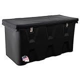 Buyers Products 1712240 Black Poly All-Purpose Storage Chest , 6.3 cu. ft, Made In The USA, Dent-Resistant Lockable Storage Box for Truck, Trailer, Dock, or Deck, High-Density Polyethylene