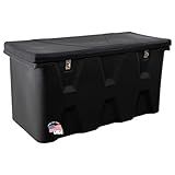 Buyers Products 1712240 Black Poly All-Purpose Storage Chest , 6.3 cu. ft, Made In The USA, Dent-Resistant Lockable Storage Box for Truck, Trailer, Dock, or Deck, High-Density Polyethylene