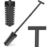 40" Metal Detecting Shovel Digging Tool, T-Handle Metal Detector Shovels, Root Slayer Shovel for Landscapers Lawn Gardeners Relic & Gold Prospecting