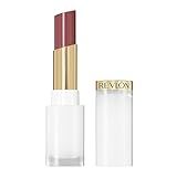 REVLON Super Lustrous Glass Shine Balm, Sheer Glossy Tinted Lip Balm, Hydrating Formula with Hyaluronic Acid, Aloe & Rose Quartz, 008 Rum Raisin, 0.11 oz