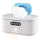 Bellababy Wipe Wamer for Vehicle and Home Use, Baby Wet Wipes Dispenser and Diaper Wipe Warmer with Night Light,Temperature Display,No Need Water and Sponge, ℉ and ℃ Convertible