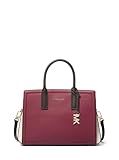 Michael Kors Laila Medium Satchel, Gold-Tone Hardware/Mulberry Multi