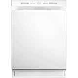 Midea MDF24P1BWW 52 dBA White Front Control Hybrid Tub Dishwasher