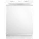 Midea MDF24P1BWW 52 dBA White Front Control Hybrid Tub Dishwasher