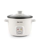 Aroma Housewares 4-Cups (Cooked) / 1Qt. Rice & Grain Cooker (ARC-302NG), White