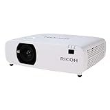 RICOH PJ WUL5A50 Compact 3LCD Laser Projector | 5200 Lumens | 1920x1200 WUXGA w/4K Input | 30-300" Screen Size | 360° Installation | Up to 30k Hours | Built-in 16W Speaker