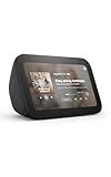 Like-New Amazon Echo Show 5 (newest model), Smart display with 2x the bass and clearer sound, Charcoal