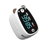 Kids Fingertip Pulse Oximeter – Children SpO2 Oxygen Monitor, Panda Cartoon Finger Pulse Rate Device for Wellness and Travel