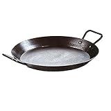 Lodge Pre-Seasoned Carbon Steel Skillet - Use in the Oven, on the Stove, on the Grill, or Over a Campfire - 15 Inch Dual Handle