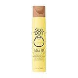 Sun Bum Original SPF 45 Sunscreen Mist - Broad Spectrum Moisturizing Facial Sunscreen Spray with Vitamin E - Hawaii 104 Act Compliant (Made without Octinoxate & Oxybenzone) - Travel Size - 3.4 oz