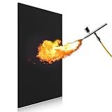 FLASLD 9×12in Heat Shield Thermal Barrier Blanket Insulation Reflective Material High Temp Protection Carbon Felt for Stove Welders, Stuff for DIY Alcohol Burners, Heat Resistant Up To 1800°F