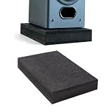 Subwoofer Isolation Pad,2 Inch Thick Vibration Damping Speaker Pad,Studio Monitor Isolation Pads for Subwoofers,Turntables & Audio Equipment,Anti‑Slip Noise Reduction Foam Base