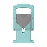 Hoan Bagel Guillotine Slicer with Safety Shield Aqua Sky