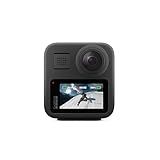 GoPro MAX — Waterproof 360 + Traditional Action Camera with Touch Screen Spherical 5.6K30 HD Video 16.6MP 360 Photos 1080p Live Streaming Stabilization