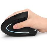 Lekvey Ergonomic Mouse, Rechargeable Vertical Wireless Mouse, Comfort Grip