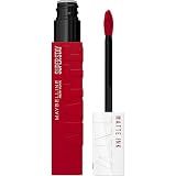 Maybelline Super Stay Matte Ink Liquid Lipstick Makeup, Long Lasting High Impact Color, Up to 16H Wear, Pioneer, Blue Red, 1 Count, Packaging May Vary