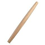 French Rolling Pin (17 Inches) –WoodenRoll Pin for Fondant, Pie Crust, Cookie, Pastry, Dough –Tapered Design & Smooth Construction - Essential Kitchen Utensil
