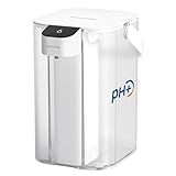 Waterdrop Alkaline Electric Water Filter Pitcher, Rechargeable Water Dispenser, Instant 200-Gallon 15-Cup Countertop Purifier, Reduce PFOA/PFOS, Chlorine, Lead, White, with 1 Filter