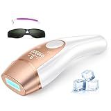 Laser Hair Removal for Women & Men - ZAIRUZ IPL Laser Hair Removal Device with Painless 5℃ Ice Cooling, 3 in 1 at-Home Permanent Hair Remover for Face, Body, Bikini