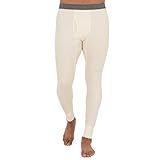 Fruit of The Loom Men's Recycled Waffle Thermal Underwear Bottom, Natural, X-Large
