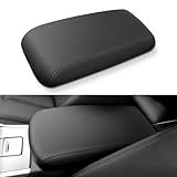 Asgohme Center Console Armrest Cover Compatible with Nissan Altima 2013-2018 Accessories, Premium Leather Arm Rest Cover Pad, Car Middle Console Cover (Black)